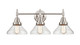 Innovations - 447-3W-SN-CL-LED - LED Bath Vanity - Caden - Satin Nickel