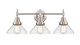 Innovations - 447-3W-SN-G4474 - Three Light Bath Vanity - Caden - Satin Nickel