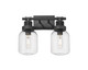 Innovations - 472-2W-WZ-G472-6CL - LED Bath Vanity - Downtown Urban - Weathered Zinc