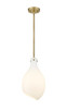manufacturer_finish:Brushed Brass|manufacturer_glass:Matte White|light_output:220.00lm|color_temperature:2200K|cri:99