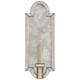 Visual Comfort Signature - NW 2044AM/HAB - One Light Wall Sconce - Lido - Antique Mirror and Hand-Rubbed Antique Brass