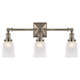 Visual Comfort Signature - SL 2943AN-FG - Three Light Wall Sconce - BOSTON5 - Antique Nickel