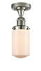 Innovations - 517-1CH-PN-G311 - One Light Semi-Flush Mount - Franklin Restoration - Polished Nickel