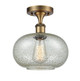 Innovations - 516-1C-BB-G249 - One Light Semi-Flush Mount - Ballston - Brushed Brass