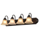 Ballerina Four Light Vanity (60-1266)