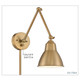 Fulton One Light Swing Arm Wall Lamp (60-7364)