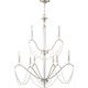 Progress Lighting - P400161-009 - Nine Light Chandelier - Stratham - Brushed Nickel