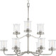 Winslett Nine Light Chandelier (P400208-009)