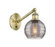 manufacturer_finish:Antique Brass|manufacturer_glass:Light Smoke Athens Deco Swirl|light_output:220.00lm|color_temperature:2200K|cri:99