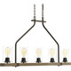 Progress Lighting - P400055-020 - Five Light Linear Chandelier - Barnes Mill - Antique Bronze