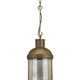 Progress Lighting - P500202-161 - One Light Pendant - Point Dume-Rockdance - Aged Brass