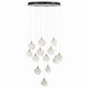 Snowflake LED Chandelier (AC12153BB)