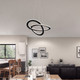 Wave LED Chandelier (AC7076BK)