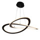 Wave LED Chandelier (AC7079BK)