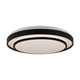 Artcraft - AC7403BK - LED Flush Mount - Aziza - Black