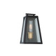 Artcraft - AC8106BK - One Light Outdoor Wall Mount - Charleston - Black Vintage Gold