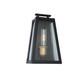 Artcraft - AC8107BK - One Light Outdoor Wall Mount - Charleston - Black Vintage Gold