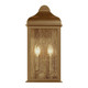 Artcraft - AC8186WB - Two Light Outdoor Wall Sconce - Madrid - Weathered Brass