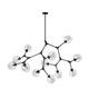 Artcraft - JA14022BK - 12 Light Chandelier - Organic - Black
