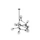 Organic 12 Light Chandelier (JA14022BK)