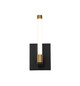 Artcraft - SC13081BB - LED Wall Sconce - Infiniti - Matte Black & Brass