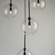 Pinpoint Five Light Pendant (SC13195BK)
