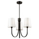Artcraft - SC13333BK - Three Light Chandelier - Rhythm - Black