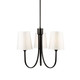 Rhythm Three Light Chandelier (SC13333BK)