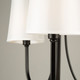 Rhythm Three Light Chandelier (SC13333BK)