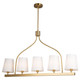 Rhythm Five Light Island Pendant (SC13336BG)