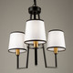 Coco Three Light Chandelier (SC13343BK)