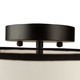 Coco Three Light Semi-Flush Mount (SC13344BK)