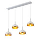 Dash Four Light Island Pendant (SC13354WH)