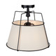Pullman Three Light Semi-Flush Mount (SC13362BK)
