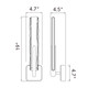 Curva LED Wall Sconce (1725W19-1-101-A)