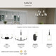 Mack Nine Light Chandelier (P400478-31M)