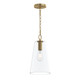 Progress Lighting - P500511-191 - One Light Pendant - Jheni - Brushed Gold