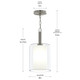 Mack One Light Pendant (P500515-009)