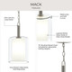 Mack One Light Pendant (P500515-009)