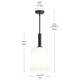 Reines One Light Pendant (P500516-31M)