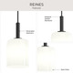 Reines One Light Pendant (P500516-31M)