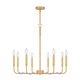 Quoizel - ABR5028AB - Eight Light Chandelier - Abner - Aged Brass