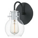 Quoizel - ANW8601EK - One Light Wall Sconce - Andrews - Earth Black