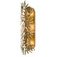 Kalco - 507621OL - Three Light Wall Sconce - Jardin - Oxidized Gold Leaf