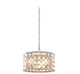 Kalco - 509151OSL - Three Light Pendant - Prado - Oxidized Silver Leaf