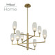 Kalco - 511571WB - LED Chandelier - June - Winter Brass