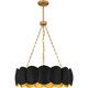 Quoizel - QP6794MBK - Five Light Pendant - Santana - Matte Black