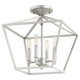 Quorum - 304-13-64 - Four Light Ceiling Mount - Gabriel - Classic Nickel