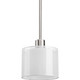 Progress Lighting - P5110-09 - One Light Mini Pendant - Invite - Brushed Nickel