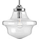 Progress Lighting - P5138-15 - One Light Pendant - Academy - Polished Chrome